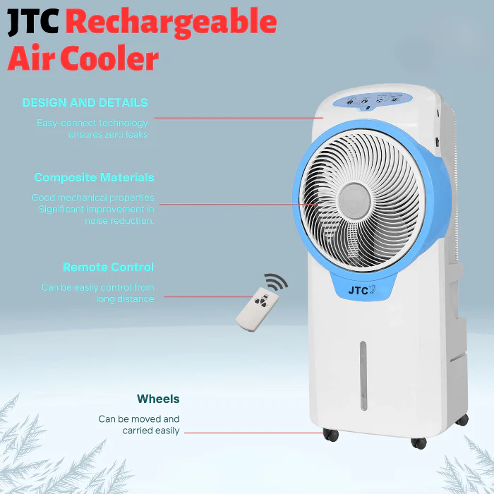 JTC Rechargeable Air Cooler Fan