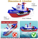 Electric Fireboat Toy Fire Fighting