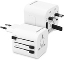 kwmobile Universal Travel Adaptor for 150 Countries