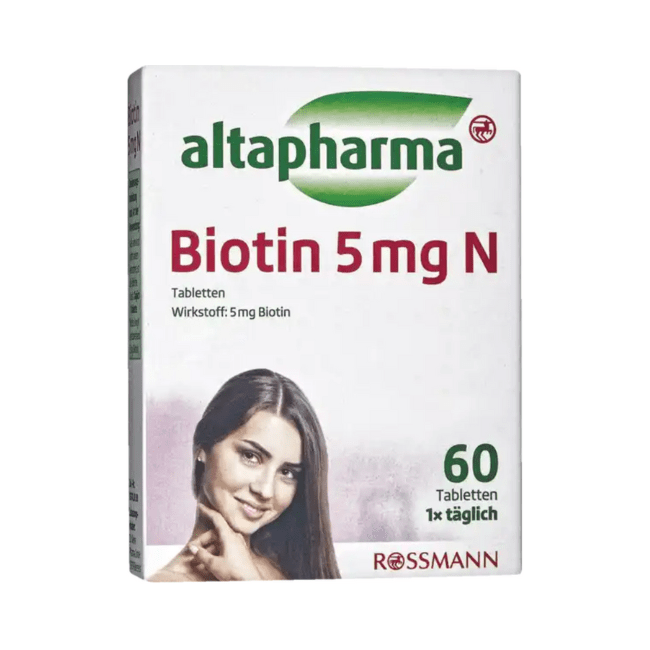 BIOTIN 5 MG (REPAIR SKIN AND HAIR AND NAILS) +12 YEARS