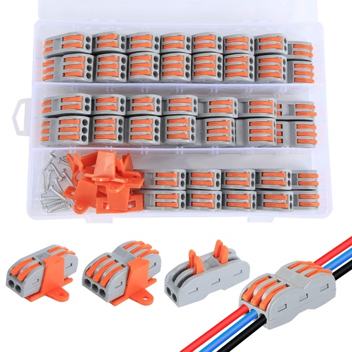 Aigreat 70pcs Compact Wire Conductor Connector