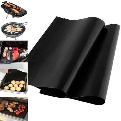 Non-Stick BBQ Grill Pad Barbecue Baking Pad Reusable Teflon Cooking Plate For Party Grill Mat 5 piece